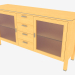 3d model Buffet bajo (7237-43) - vista previa