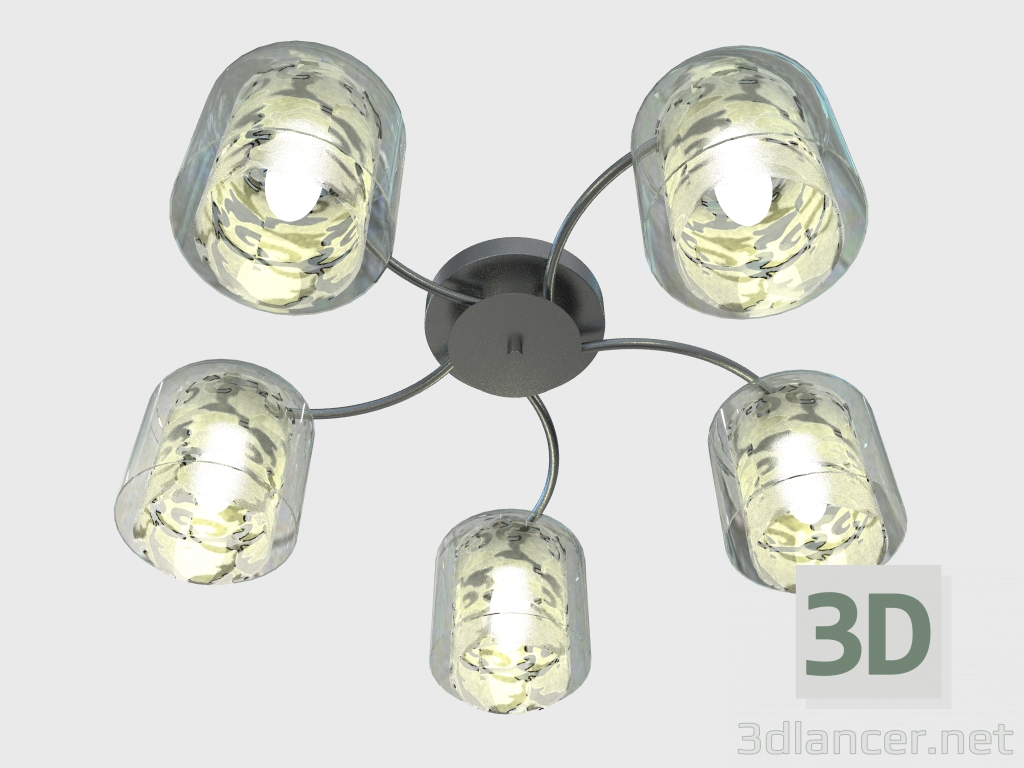 modello 3D Plafoniera Isko (2210 5C) - anteprima