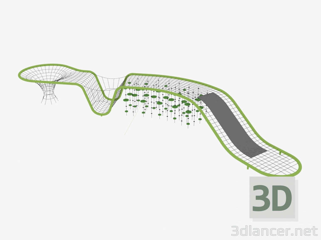 Modelo 3d Complexos de recreação infantil (7961) - preview