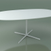 3d model Oval table 0781 (H 74 - 100x182 cm, M02, V12) - preview