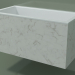 modello 3D Lavabo sospeso (02R142101, Carrara M01, L 72, P 36, H 36 cm) - anteprima