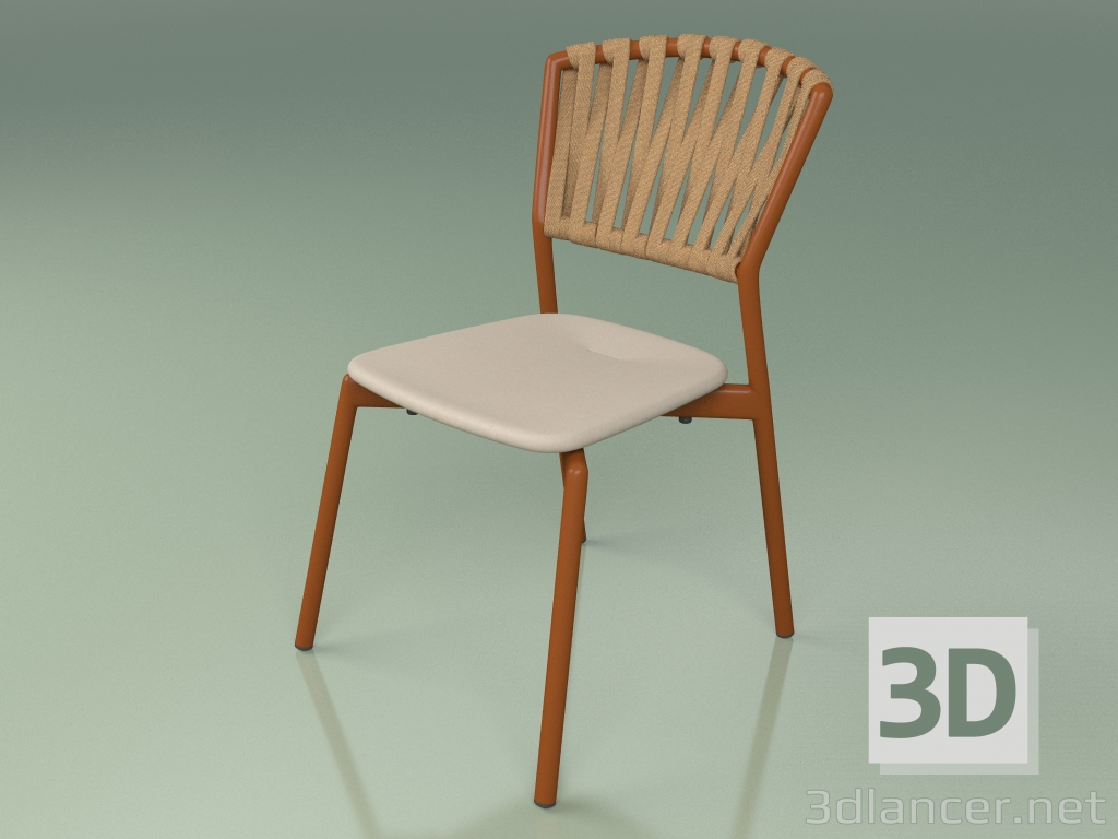 3d model Silla 120 (óxido de metal, topo de resina de poliuretano) - vista previa