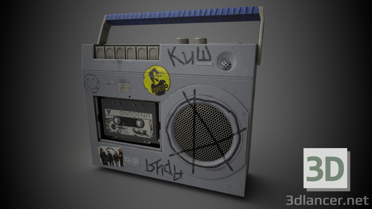 3d Belarus302 tape recorder model buy - render