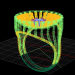 Ring mit Rubin 3D-Modell kaufen - Rendern