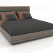 3d model Cama doble (D601) - vista previa