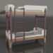 modello 3D Letto a castello TUNE Q (UXTQA1) - anteprima