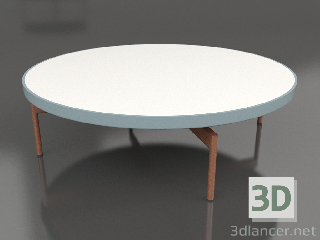 3d модель Стол журнальный круглый Ø120 (Blue grey, DEKTON Zenith) – превью