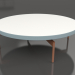 3d model Round coffee table Ø120 (Blue grey, DEKTON Zenith) - preview