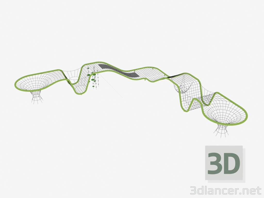 modèle 3D Complexe de jeux pour enfants (7962) - preview