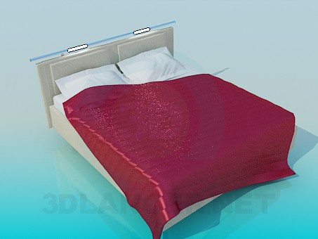 Modelo 3d Cama - preview