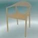 3d model Sillón Sillón MONZA (1209-40, fresno natural, café con leche) - vista previa