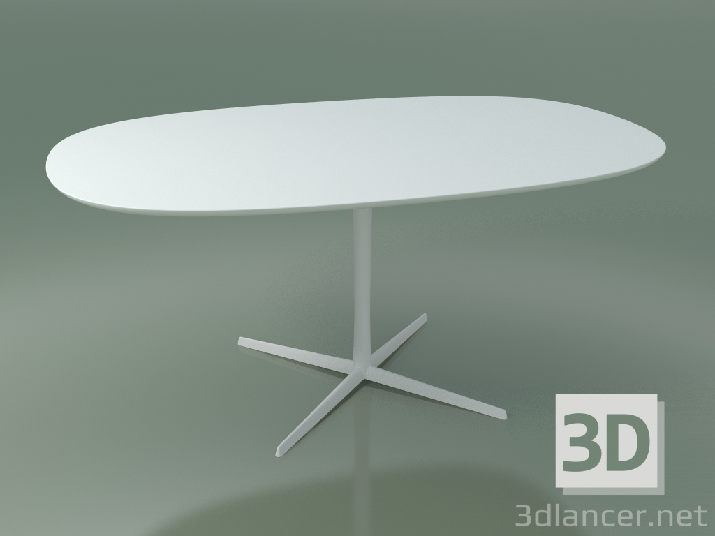 3d model Mesa ovalada 0782 (H 74 - 100x160 cm, M02, V12) - vista previa