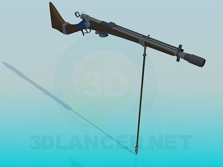 3d model Rifle - preview