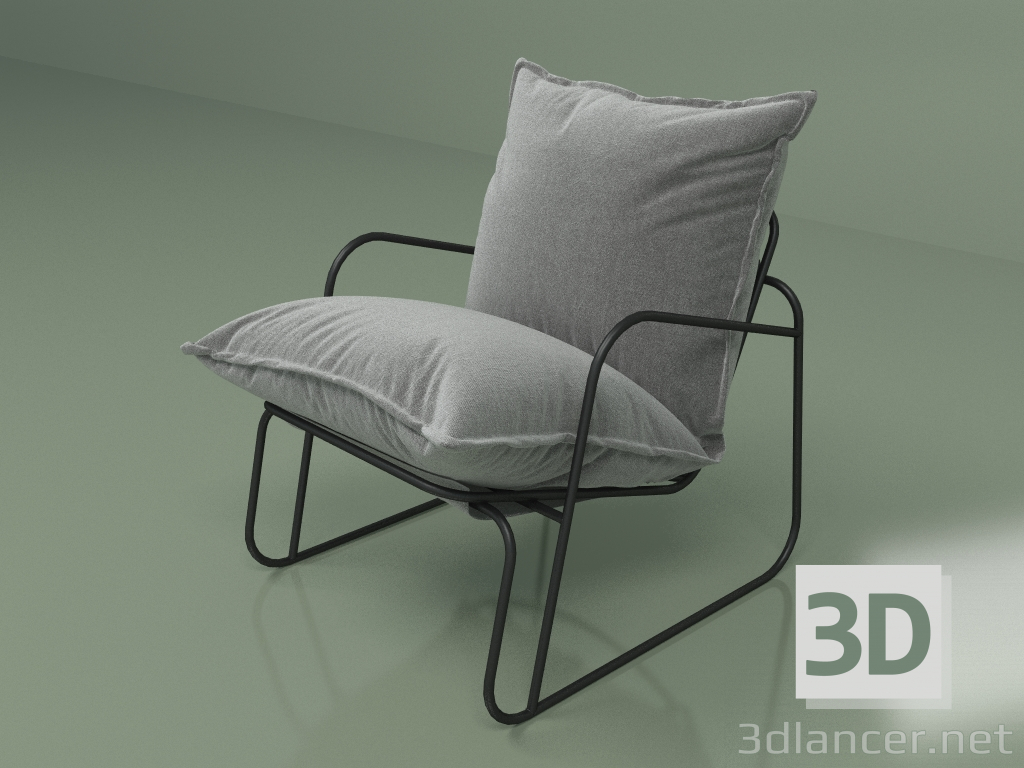 modèle 3D Fauteuil Tuttu Savant - preview