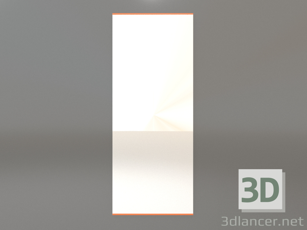 modello 3D Specchio ZL 01 (600х1500, luminoso arancione brillante) - anteprima