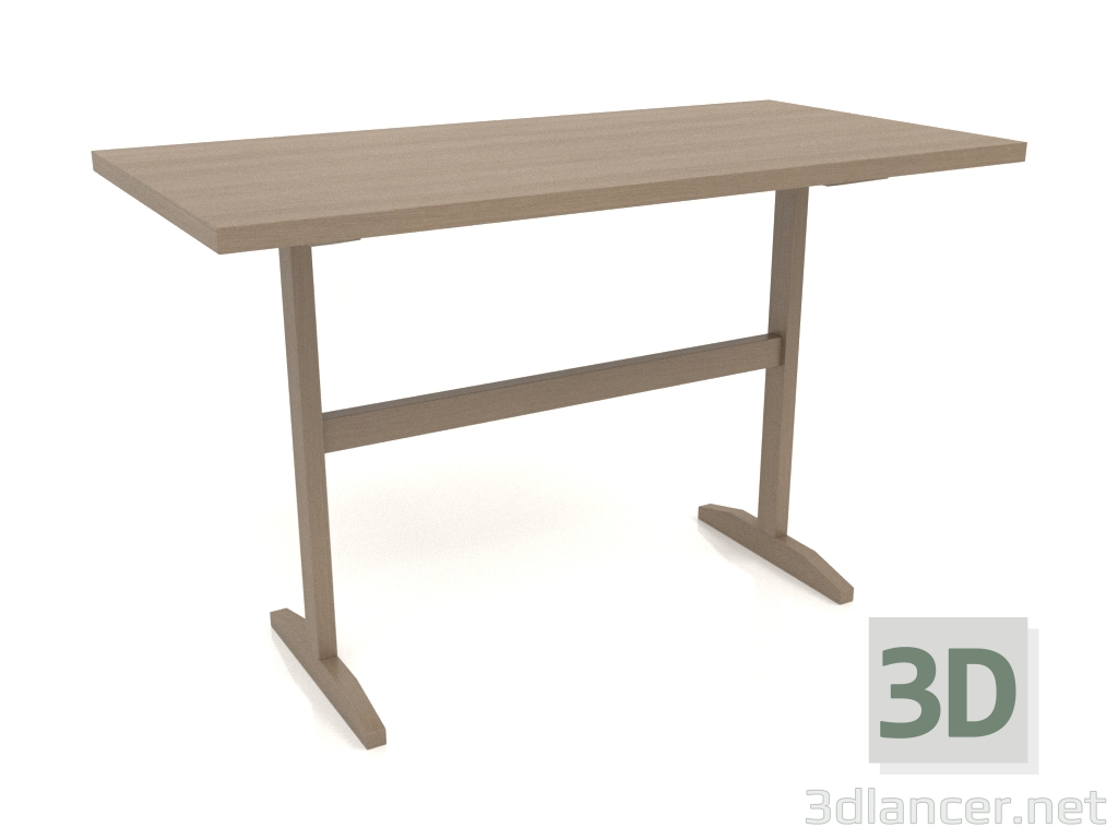 3D Modell Arbeitstisch RT 12 (1200x600x750, holzgrau) - Vorschau