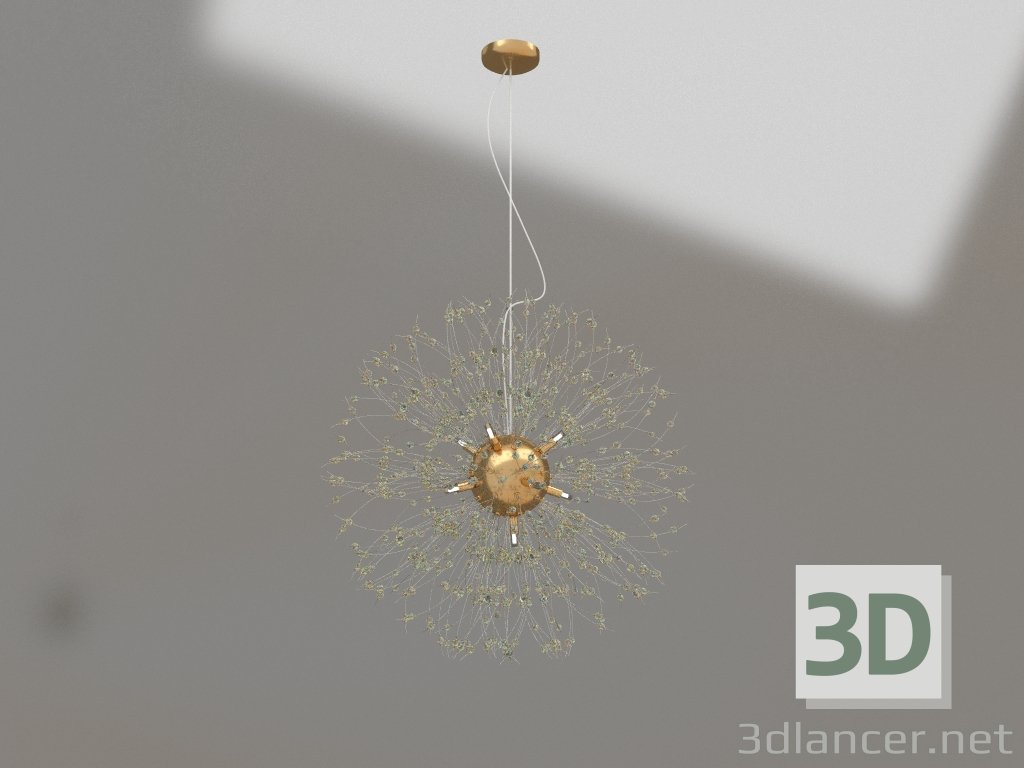 3d model Chandelier Dali gold (08455-9.33) - preview