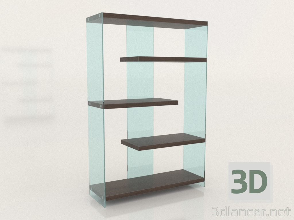 3d model Rack Melody (madera) - vista previa