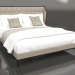 3d model Cama doble (E201) - vista previa