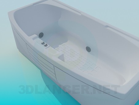 modello 3D Vasca da bagno - anteprima