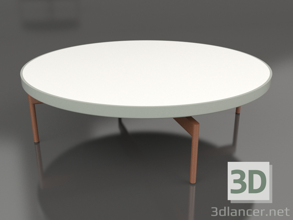 3d model Mesa de centro redonda Ø120 (Gris cemento, DEKTON Zenith) - vista previa