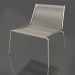 3d model Sillón Noel (Base de acero, Lana Bandera Halyard Fair Grey) - vista previa