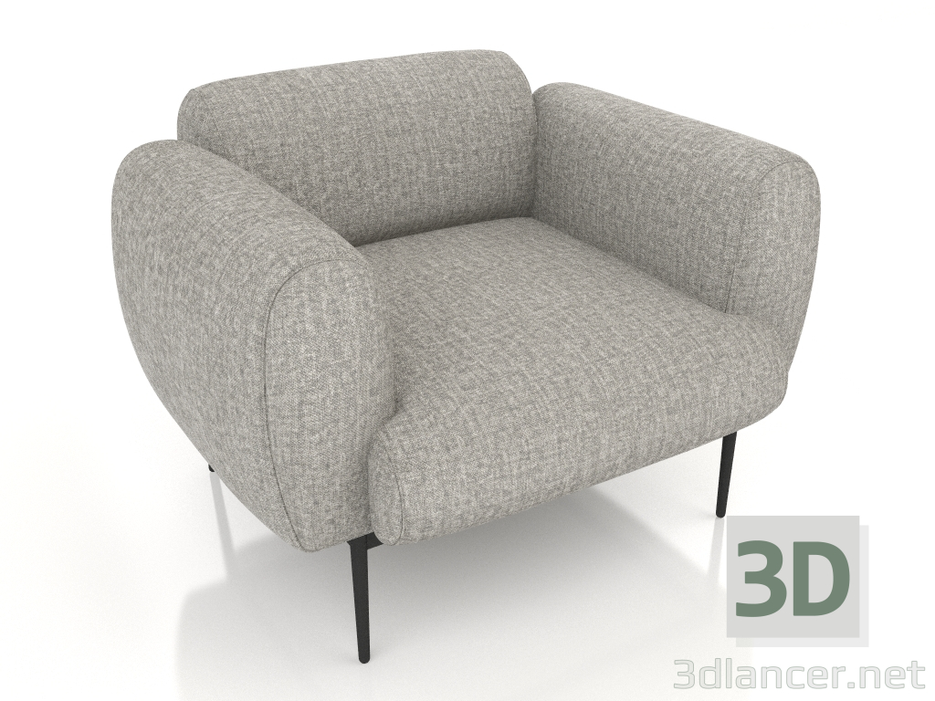 modèle 3D Chaise nuage (Zeus 4) - preview