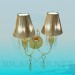 3 डी मॉडल Sconces сlassic - पूर्वावलोकन