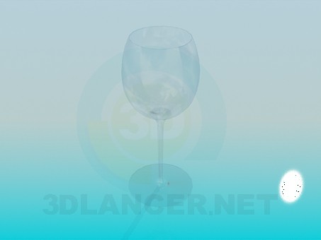 Modelo 3d Copo de vinho - preview