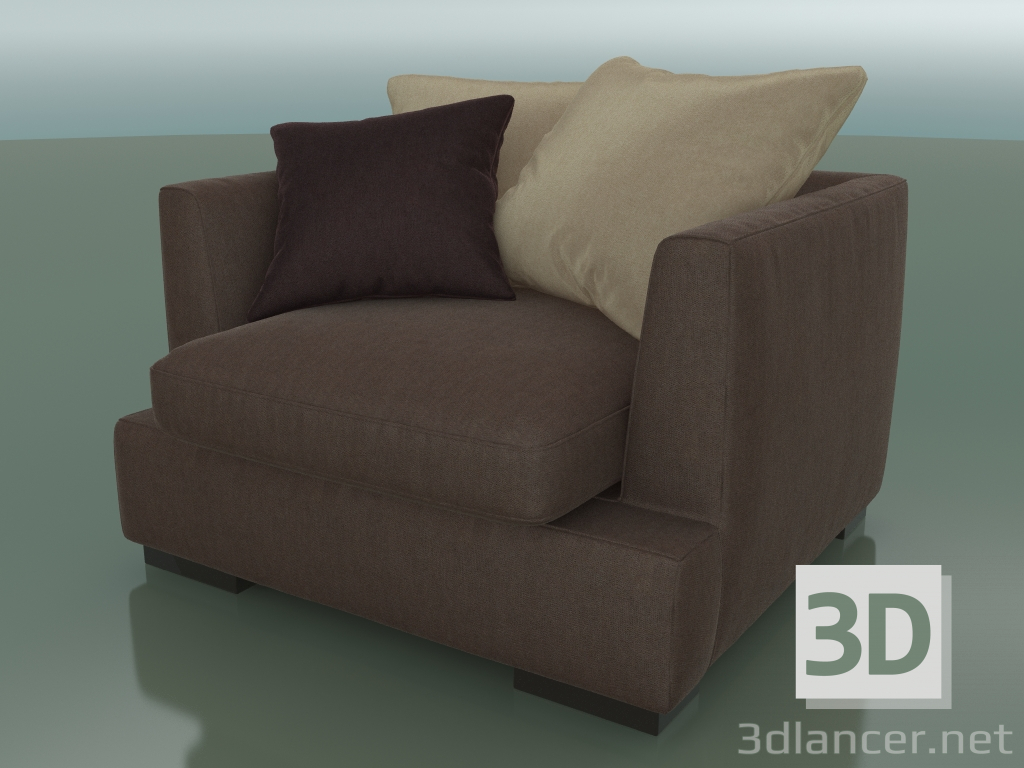 3d model Sillón Ipsoni (1150 x 1120 x 730, 115-IP-112) - vista previa