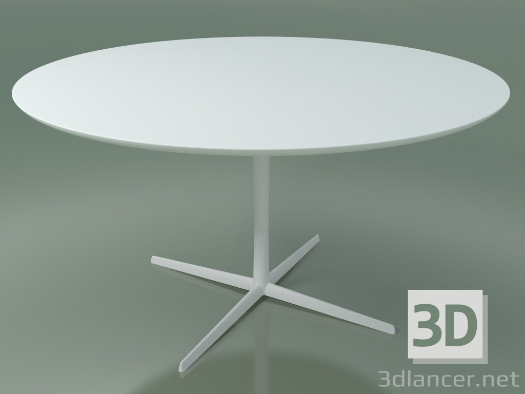 Modelo 3d Mesa redonda 0783 (H 74 - D 134 cm, M02, V12) - preview