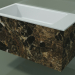 3d model Wall-mounted washbasin (02R142102, Emperador M06, L 72, P 36, H 36 cm) - preview