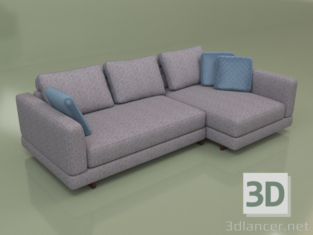 Modelo 3d Sofá daniel - preview