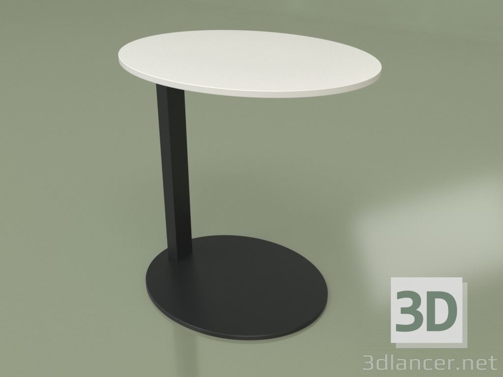 Modelo 3d Mesa lateral CN 260 (branca) - preview