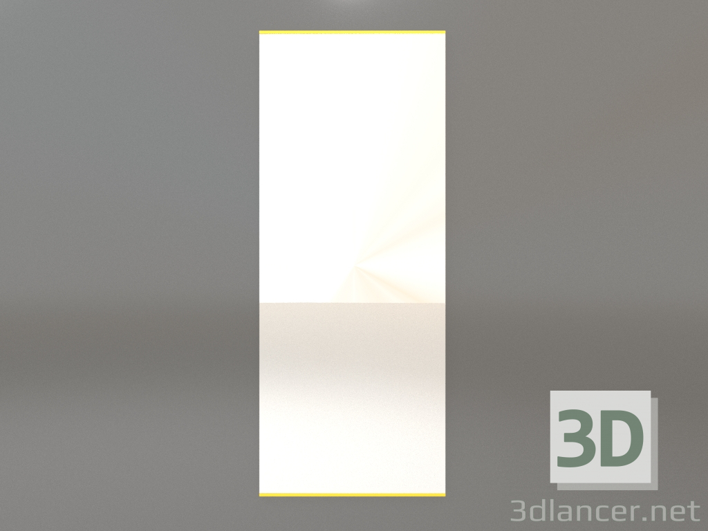 3d model Espejo ZL 01 (600х1500, amarillo luminoso) - vista previa