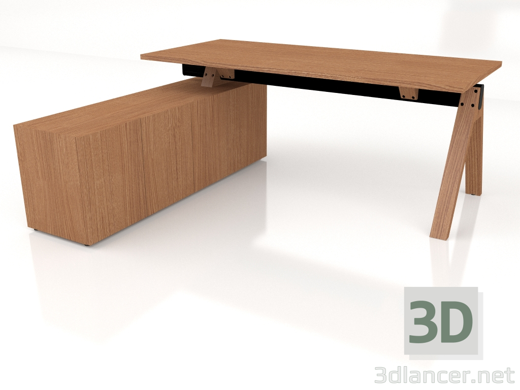 Modelo 3d Mesa de trabalho Viga V184L (1800x1700) - preview