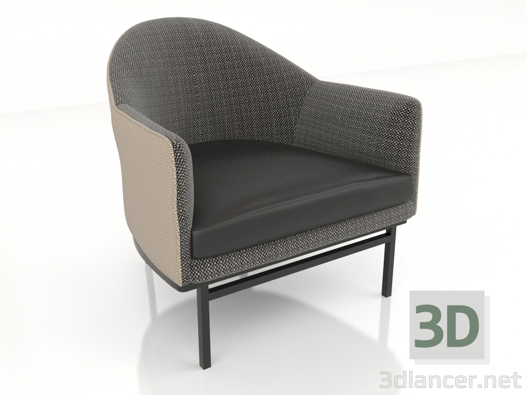 modello 3D Poltrona (S574) - anteprima