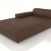 3d model Chaise longue 207 with a low armrest on the right - preview