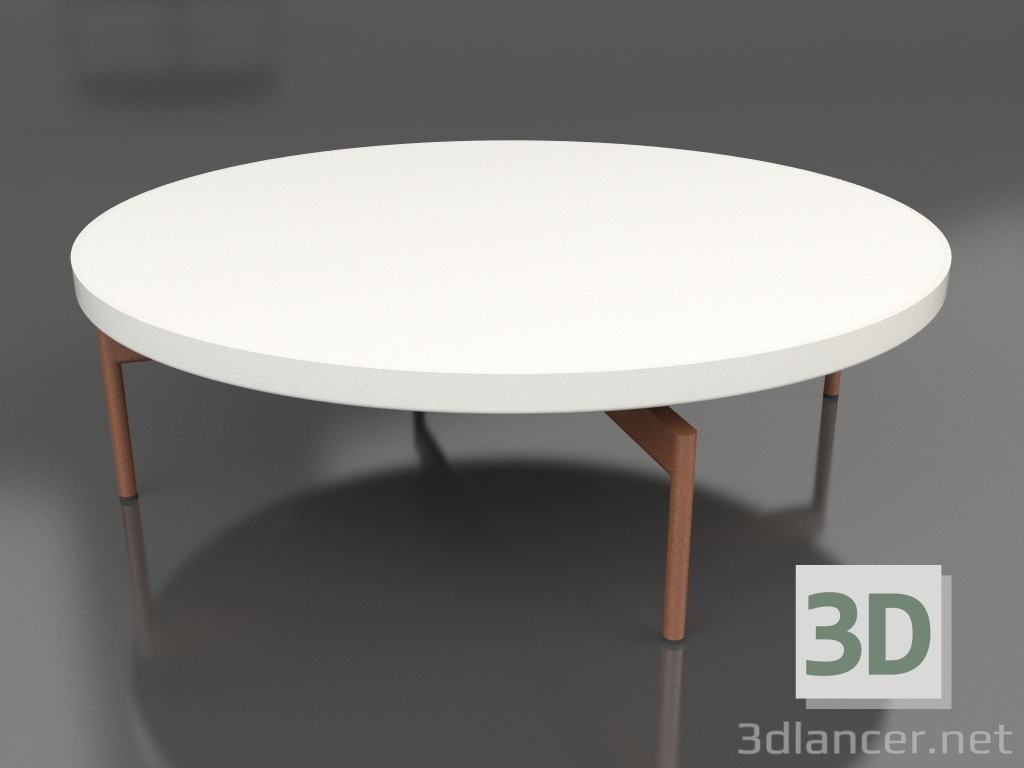 Modelo 3d Mesa de centro redonda Ø120 (cinza ágata, DEKTON Zenith) - preview