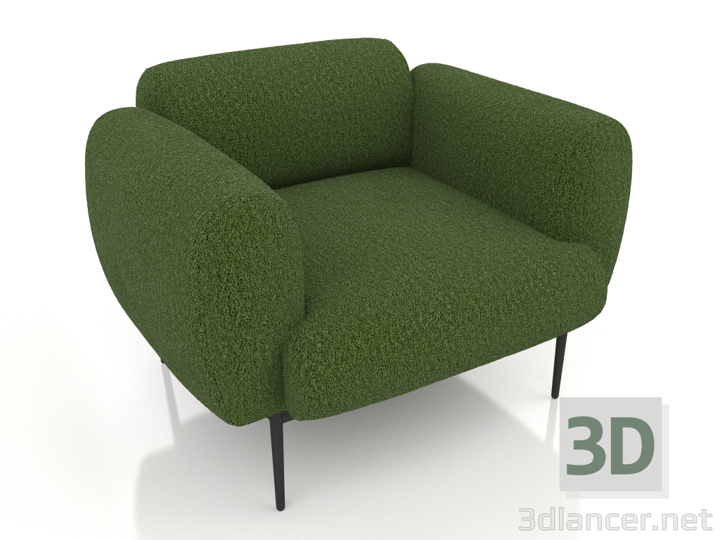 3d model Silla nube (Teddy 38) - vista previa