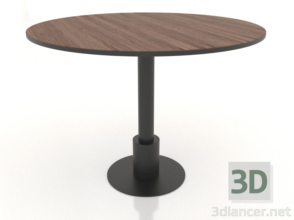 Modelo 3d Mesa de jantar Ø 1000 mm (nogueira clara) - preview