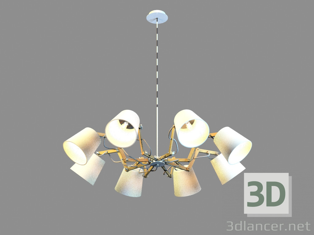 3d model Chandelier A5700LM-8WH - preview