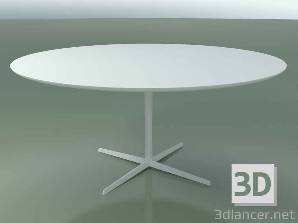 3d model Mesa redonda 0784 (H 74 - D 160 cm, M02, V12) - vista previa