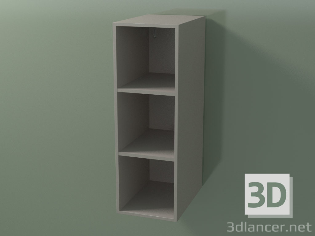 3D Modell Hochschrank (8DUABD01, Ton C37, L 24, P 36, H 72 cm) - Vorschau