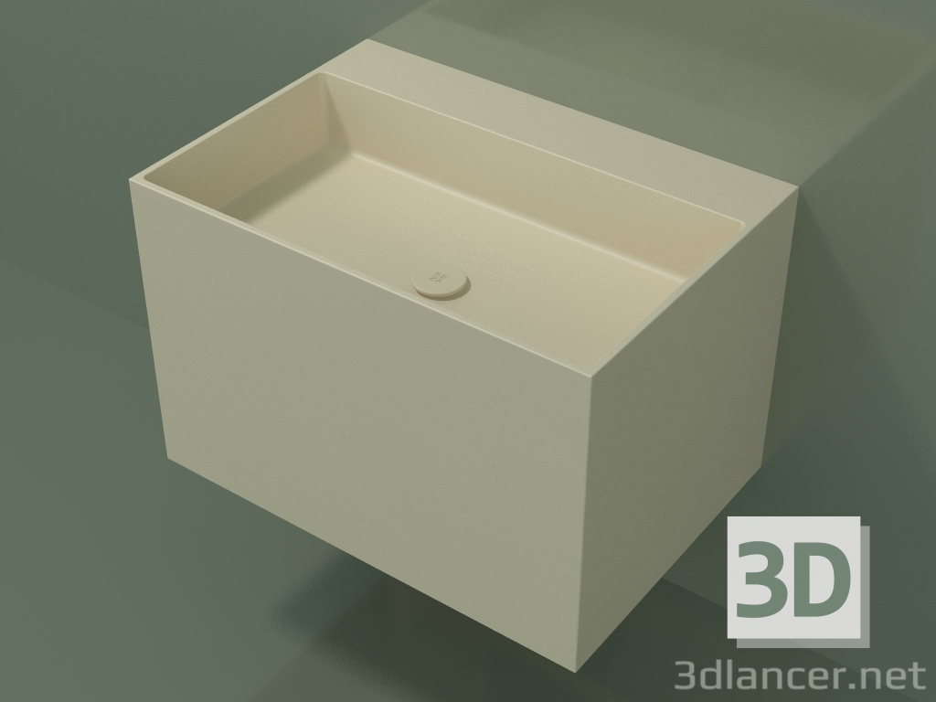 3d model Lavabo de pared (02UN43302, Bone C39, L 72, P 50, H 48 cm) - vista previa