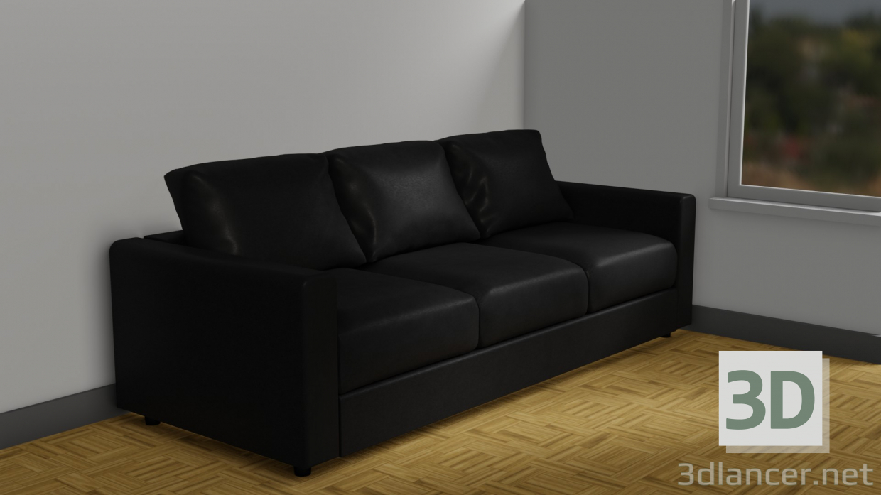 3D modeli Kanepe VIMLE IKEA - önizleme