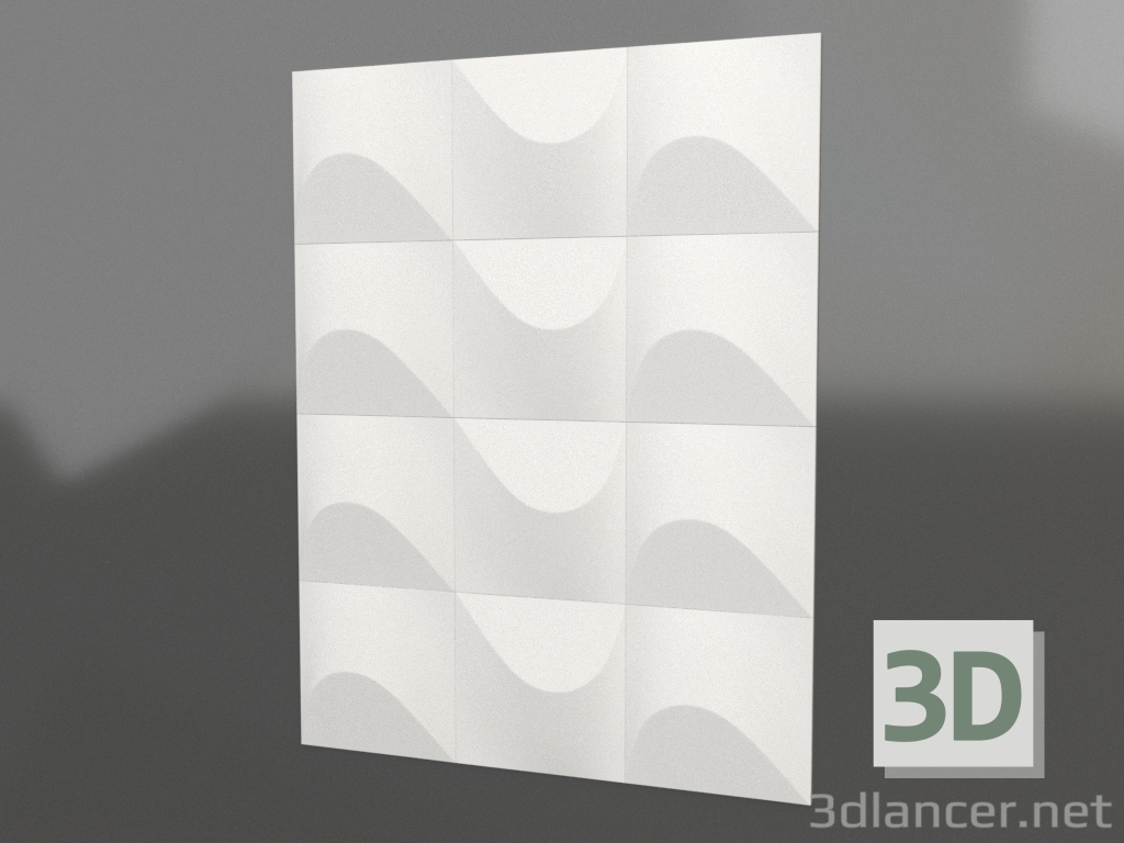 Modelo 3d Zephyr painel 3d - preview