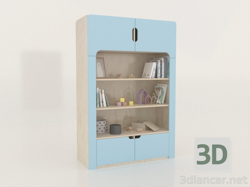 3d model Bookcase MODE J (KBDJAA) - preview