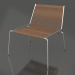 3d model Lounge chair Noel (Steel Base, Brown Wool) - preview