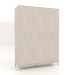 modèle 3D Armoire FARGO 1600x600x2200 mm (chêne blanchi) - preview